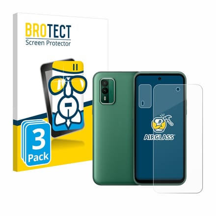 Screenprotector 3 Stuks voor Nokia XR21 (Voor+Camera) Beschermglas transparant