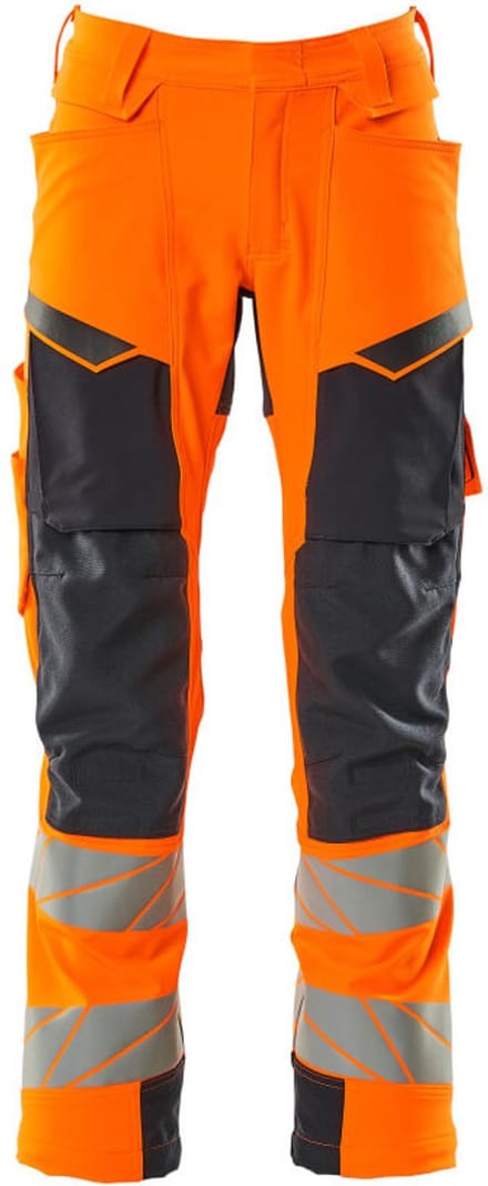 Mascot Accelerate Safe Broek met kniezakken 19079-511 - hi-vis oranje/donkermarine - C48 - 76