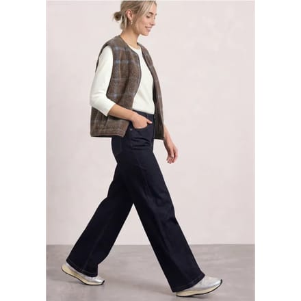 Teddyvest met rits en print