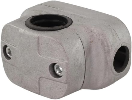Handgreep Klem - Stuur Houder - Grasmaaier Onderdeel - Universele Pasvorm - 26/28 Mm - Grijs