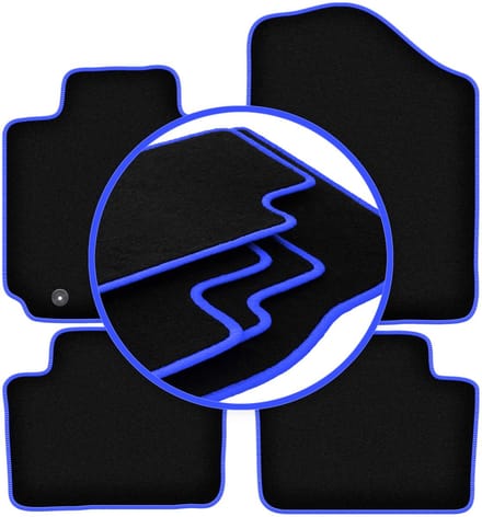 CARLUX-BLUE automatten voor: Hyundai Veloster coupé (2011-2018)