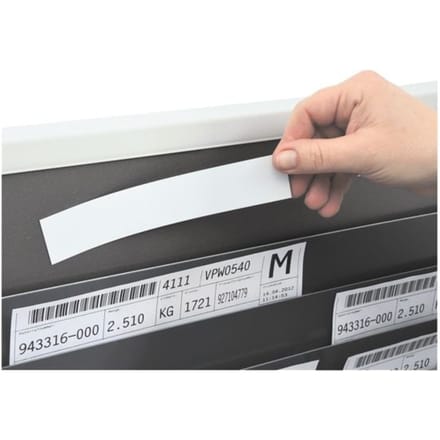 Magnetische KOLOMLABELS (150x30mm) voor werkplaatsplanbord / set a 3 stuks