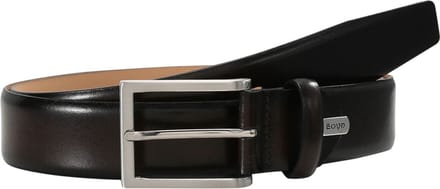 LLOYD Leren Riem Leather Belt W105 Dark Brown Bruine