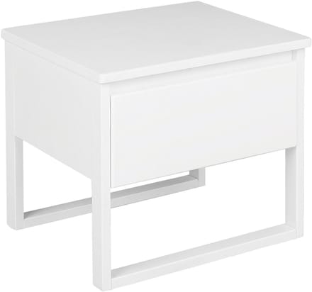 GIULIA - Bijzettafel - Wit - Dennenhout