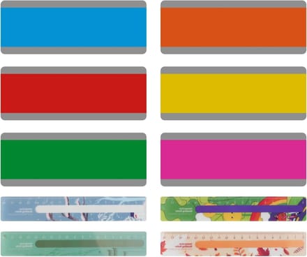 Lees Hulp Strips - Gekleurde Overlays - Concentratie Verbeteren - Horizontale Lijnen - 10 Stuks - Gekleurd