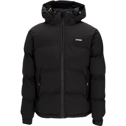 Puffjack voor heren, zwart donsjack