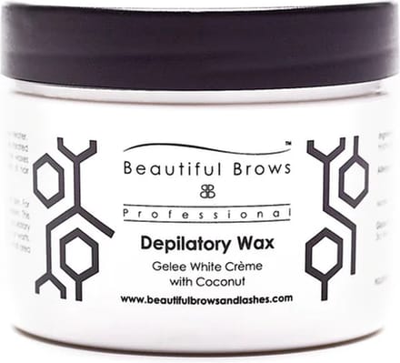 Beautiful Brows Depilatory Coconut Scented Wax 80g