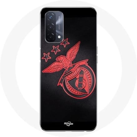 Oppo A93 5G hoesje slb benfica zwarte achtergrond
