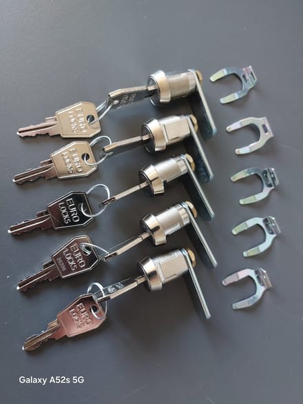 set 5 stuks Arius Euro-locks brievenbussloten - postkastsloten