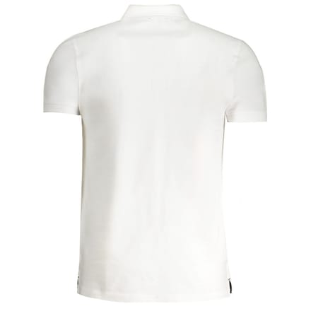 Cavalli Class Bold Logo Witte Polo Shirt