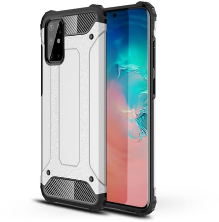 Lunso - Armor Guard hoes - Geschikt voor Samsung Galaxy S20 Plus / S20+ - Zilver