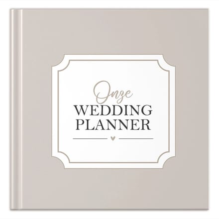 Fyllbooks - Onze Wedding Planner - Bruiloft Planner - Zand - Geschikt voor Alle Koppels