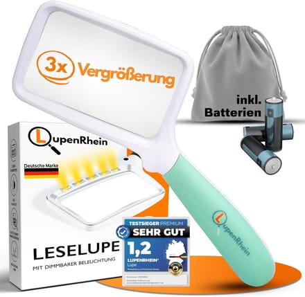Vergrootglas met Licht - Inklapbare Leesloep 3x Vergroting voor Senioren