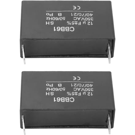 2 Stuks Generator Condensator Benzine Start 12UF Ventilator Motor AC Condensator Plastic CBB61