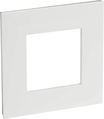 Legrand 741111 Valena afdekraam 1 mechanisme wit chroom
