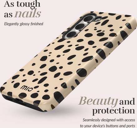 MIO MagSafe Samsung Galaxy A55 Hoesje Hard Shell Back Cover Spots
