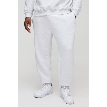 Plus Regular Fit Man Signature Joggers In Grey Marl | Size 2XL