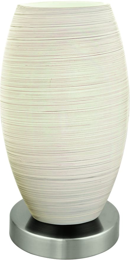 EGLO Batista 3 Tafellamp - E27 - 12 cm - Nikkelmat