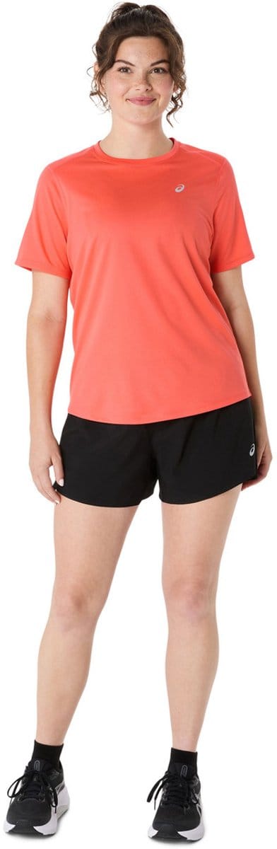 ASICS Core SS - Top - Maat S - Oranje - Hardloopshirt - Hardlopen - Dames Top voor Vrouwen