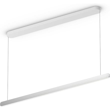 Occhio - Mito linear volo 140 Hanglamp - zilver mat - variabel - met Occhio Air - table/wide