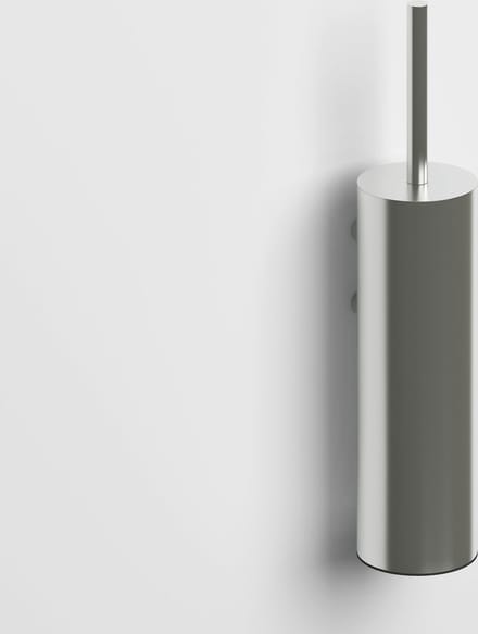 Clou Sjokker toiletborstelgarnituur 8x37.2cm wandmodel rvs geborsteld