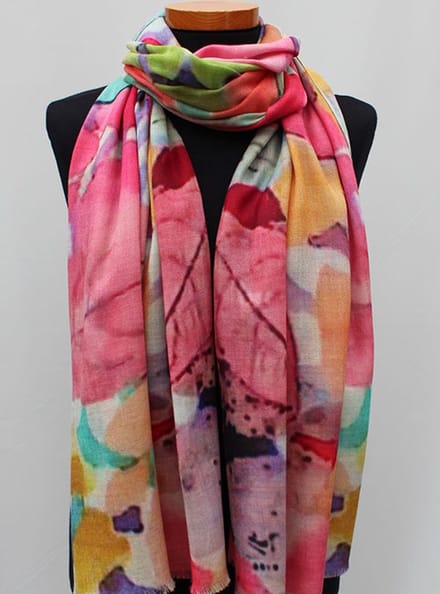 Cashmere sjaal Pastel - Luxe sjaal - 75 x 200 cm