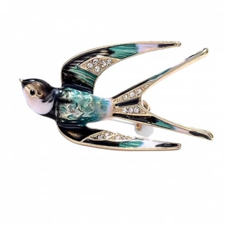broche -Goudkleurig-vogel-Charme Bijoux