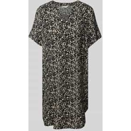 Oversized mini-jurk van pure viscose