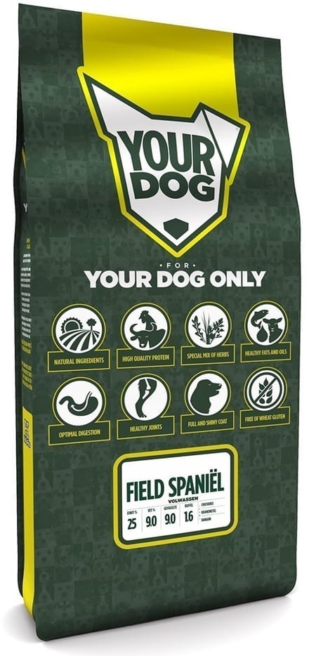 Yourdog Field spaniël - Hondenbrokken - Volwassen - 12 kg