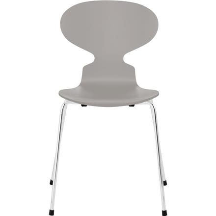 Fritz Hansen Ant Stoel - gelakt - nine grey - verchroomd