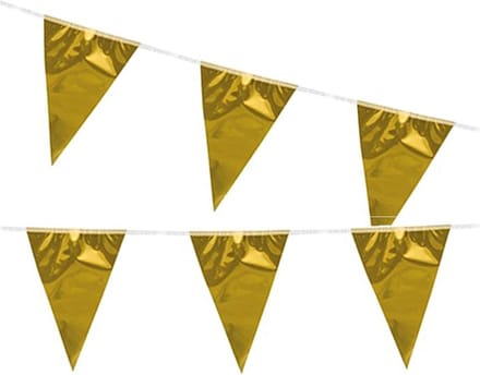Vlaggenlijn goud (10m)