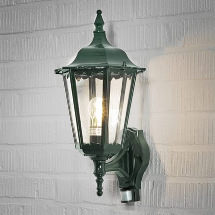 Konstsmide Firenze 7236-600 Buitenlamp met bewegingsmelder (wand) E27 100 W Groen