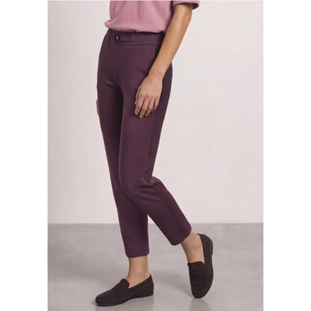 Slim Leg-broek met gespdetail