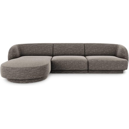 3.5-zitshoekbank Miley links chenille | Micadoni Limited Edition