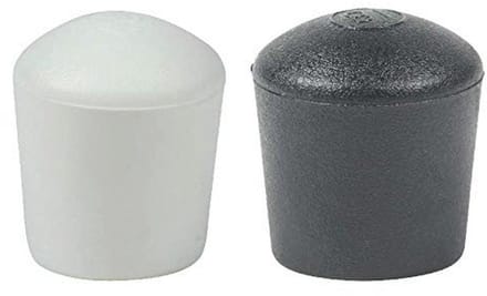 Set van 4 ronde einddoppen voor meubelpoot - Diverse kleuren en maten - 35mm