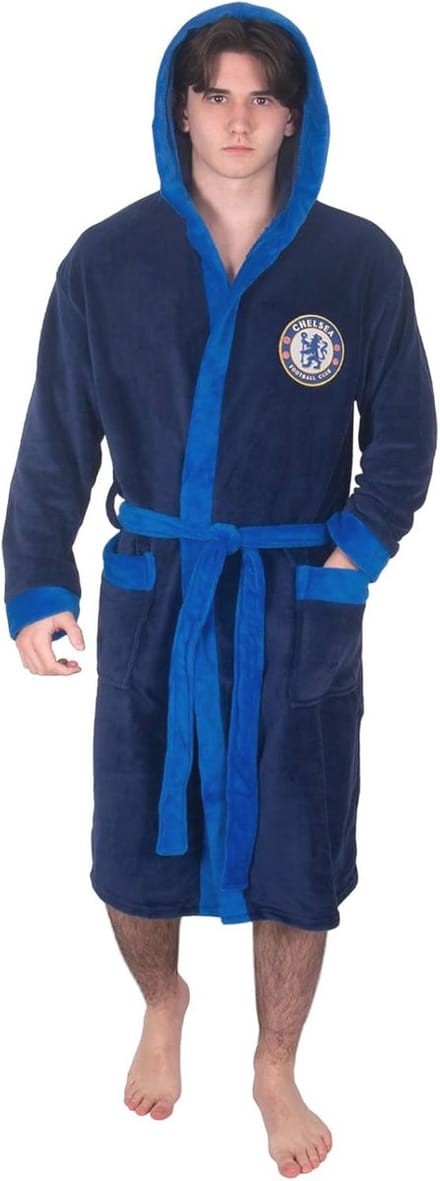 Fleece badjas met capuchon voor mannen - Ideaal als cadeau