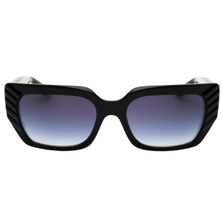 Guess Zonnebril Met Glanzend Zwart Frame En Getinte Glazen Met Kleurverloop