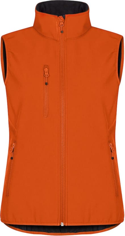 Clique Classic Softshell Vest Women 0200916 - Diep Oranje - 38/M