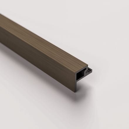 Barnwoodweb WPC Startprofiel Eiken – 270 × 2,6 × 4,9 cm - Startprofiel voor WPC Buitenpanelen Eiken