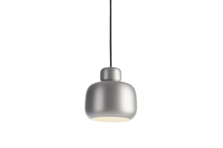 Houten Stenen Hanglamp Klein Satijn