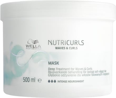 Wella Professionals Nutricurls Waves & Curls Masker - Deep Treatment - Krullend & Golvend Haar 500 ml