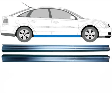 Reparatie dorpel onderste deel voor Opel Vectra C 2002-2009 / Links + Rechts
