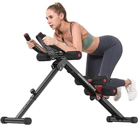 Verstelbare Ab Workout Apparatuur voor Thuisgym - Full Body Krachttraining en Opvouwbare Taille Trainer