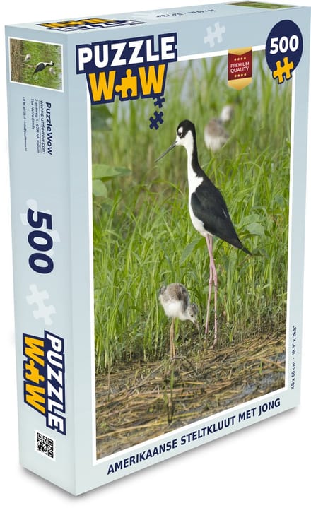Puzzel Vogel - Gras - Kuiken - Moeras - Legpuzzel - Puzzel 500 stukjes