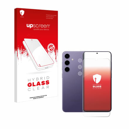 upscreen - Screenprotector voor Samsung Galaxy S24 Plus (Voor+Camera) - Folie Beschermfolie Beschermglas transparant