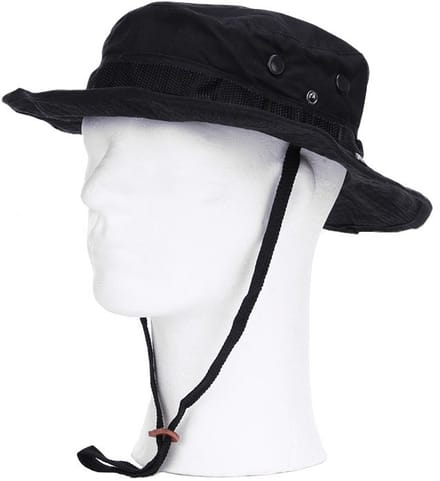 101 INC - Bush hat with memory wire (kleur: Zwart / maat: S)