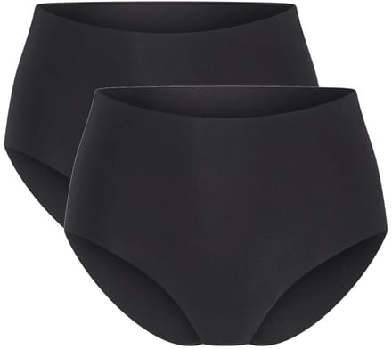 Beeren dames maxi slips Invisible - 2-pack Nel - maat L/XL - zwart