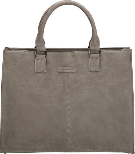 Enrico Benetti Metz 66492 Laptoptas / business handtas 13" - Midden Grijs
