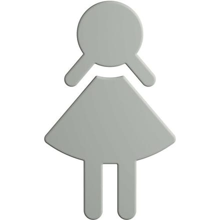 HEWI Series 477/801 Symbol Woman 801.91B020 95