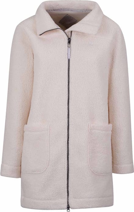 Vest Milla off white teddy lang - Bjornson - maat 40